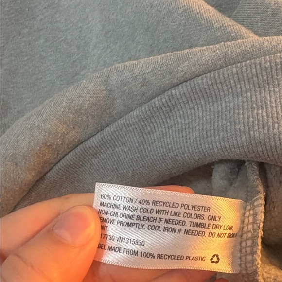 Wild Fable Size Medium USA Grey Crewneck Sweatshirt - Picture 4 of 5